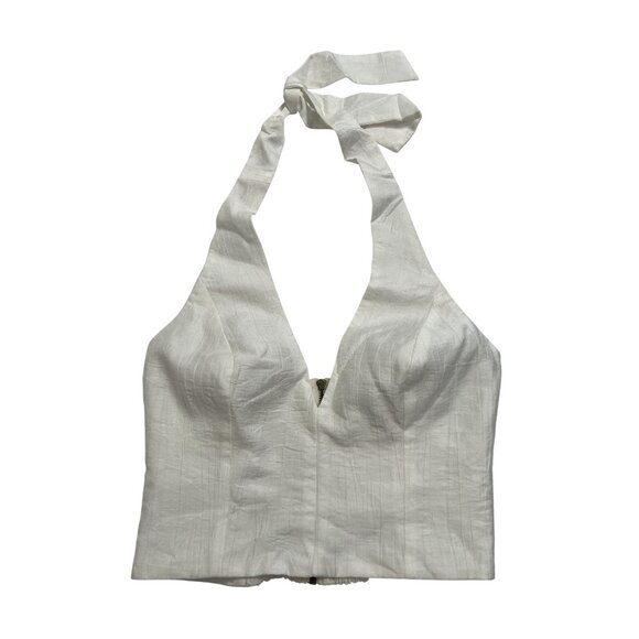ViX Lys Halter Top in White - Picture 1 of 5